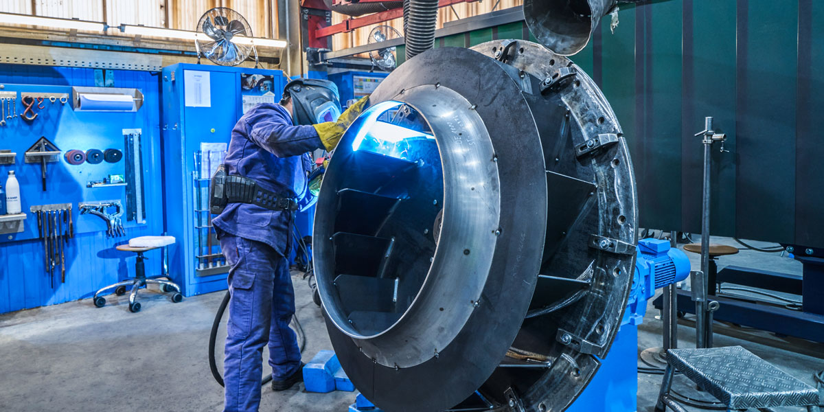 Industrie-Ventilatoren aus dem Portfolio der Siempelkamp Industrial Fans GmbH