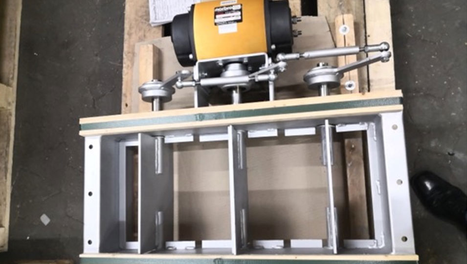 Pneumatische-Jalousieklappe Pneumatische-Jalousieklappe