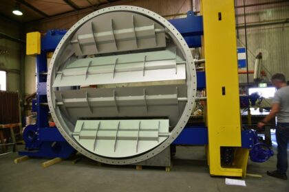 mehrflügelige Doppelabsperrklappe DN 3200 mehrflügelige Doppelabsperrklappe DN 3200